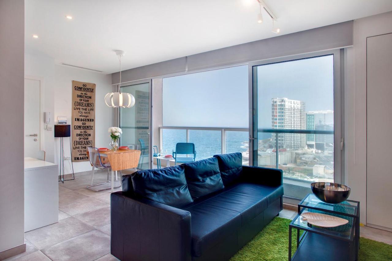 Modern Seaview Apartment In A Prime Location Sliema Eksteriør billede